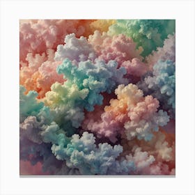 Colorful Clouds 1 Canvas Print