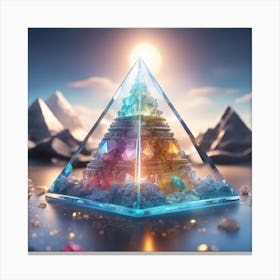 Pyramid Of Giza Canvas Print