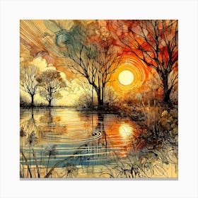 Sunset Sonata Canvas Print