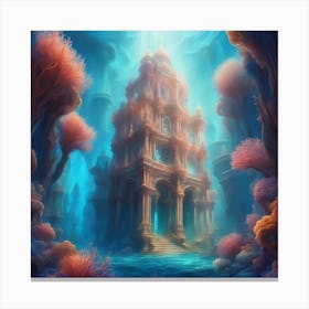 Underwater Palace Canvas Print