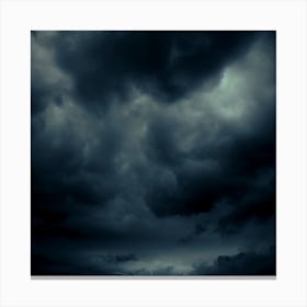 Dark Stormy Sky 3 Canvas Print