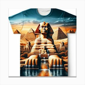 Egyptian Pyramids 4 Canvas Print