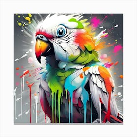 Colorful Parrot 1 Canvas Print