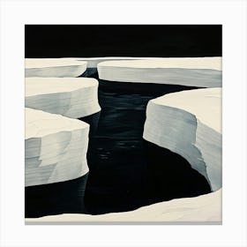 Icebergs 1 Canvas Print