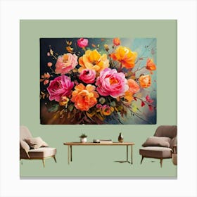 Bouquet Of Flowers 1 Canvas Print