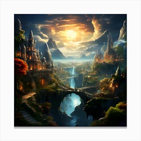 Fantasy Landscape Canvas Print