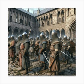 Medieval Knights 1 Canvas Print