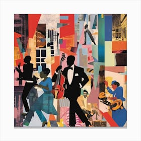 Jazz In The City Canvas Print