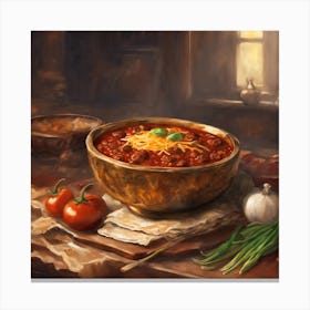 A golden bowl from the ancient Roman era Canvas Print