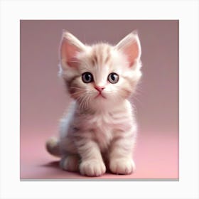 Cute Kitten 3 Canvas Print