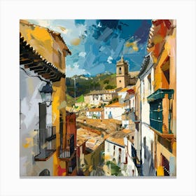 Street In Spain 1 Canvas Print