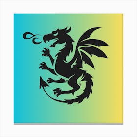 Dragon Logo Canvas Print