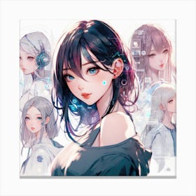 Anime Girl (8) Canvas Print