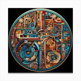 Mechanical Art Canvas Print