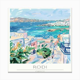 Rodi Greece Canvas Print