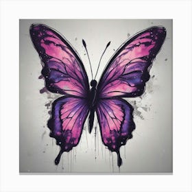 Butterfly Tattoo 6 Canvas Print