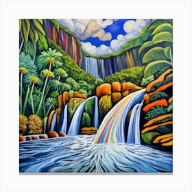 Southern Waterfall Canvas Print