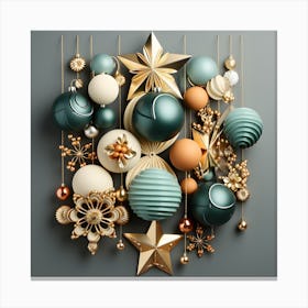 Christmas Ornaments 9 Canvas Print