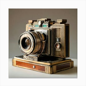 Deco Camera Canvas Print