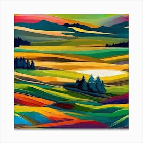 Landscape Painting 112 Canvas Print