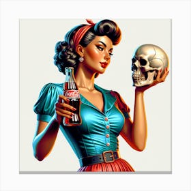 Pin-up #33 Canvas Print