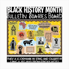 Black History Month Bulletin Board Toile