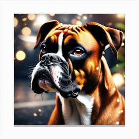 Boxer Dog 3 Canvas Print