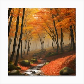 Autumn Forest 1 Canvas Print