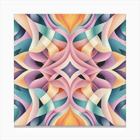 Abstract Psychedelic Pattern Canvas Print