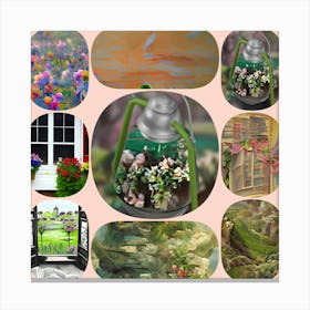 Flower Garden- Screenshot Thumbnail Canvas Print