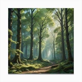 Forest Path 15 Canvas Print