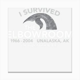 Unalaska Alaska Elbow Room Bar Survivors Canvas Print