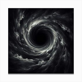 Black Hole Canvas Print