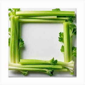 Celery Frame 2 Canvas Print