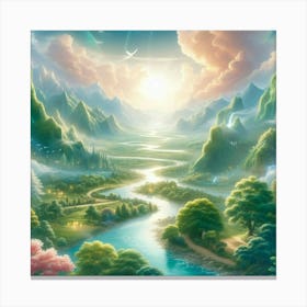 Fairytale Valley Canvas Print