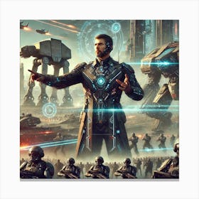 Premier Gregor Yurov Mechanical Mastery Sci Fi Canvas Print