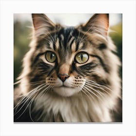 Portrait Of A Cat 9 Canvas Print