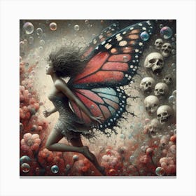 Fluttering Butterflies Canvas Print