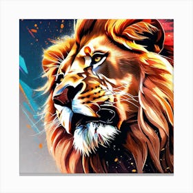 Lion Painting 83 Canvas Print