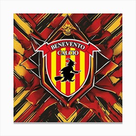 Benevento Calcio Logo Wall Art 9 Canvas Print