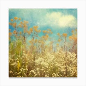 Field Of Wildflowers Canvas Print