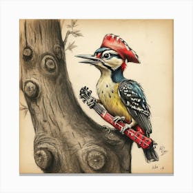 Woodpecker 11 Canvas Print