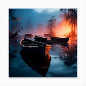 Boats Fine Art Posters By Csaba Fikker For Ai Art Depot 38 Canvas Print