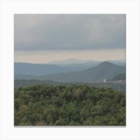 View Of The Blue Ridge Mountains Canvas Print