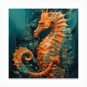 Seahorse 12 Canvas Print