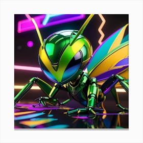 Neon Ant 1 Canvas Print