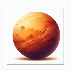 Planet Mars Canvas Print