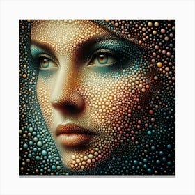 A portrait of woman 4 Canvas Print