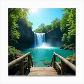 Waterfall 5 Canvas Print