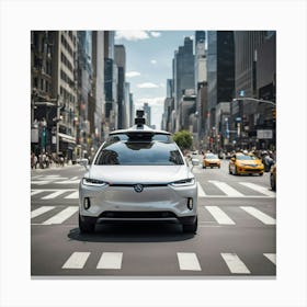 Self - Driving Car 3 Canvas Print